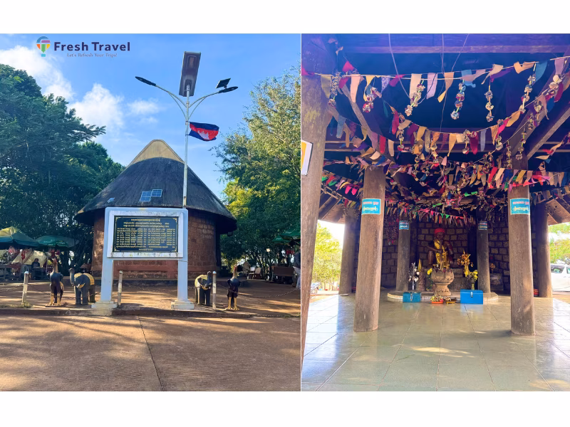 Đền Ta Sros trên đỉnh Phnom Dos Kromom: Vẻ đẹp tâm linh giữa lòng thiên nhiên hoang sơ