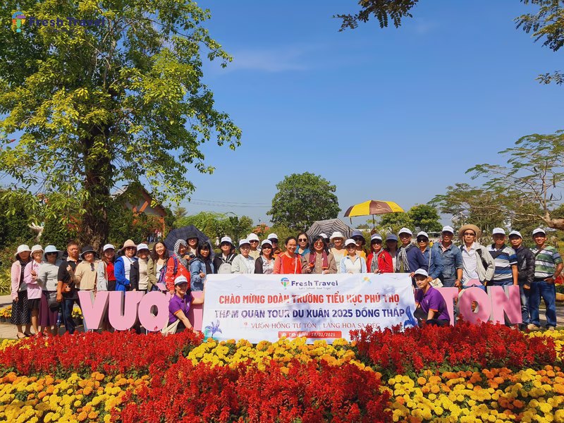 Tour du xuân 2025 Đồng Tháp ngày 18.01.2025