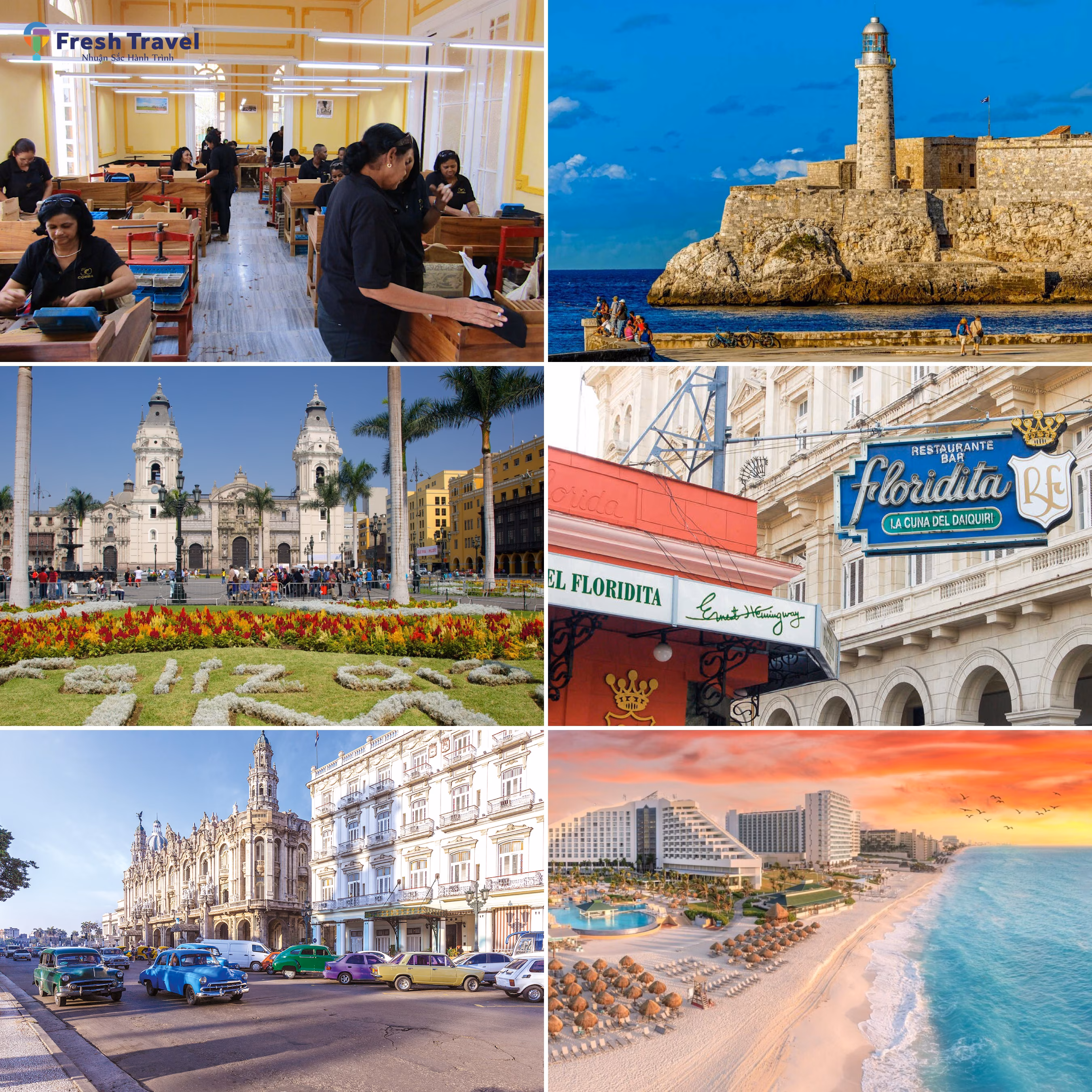 Tour Du lịch LIÊN TUYẾN CANADA - CUBA - MEXICO 