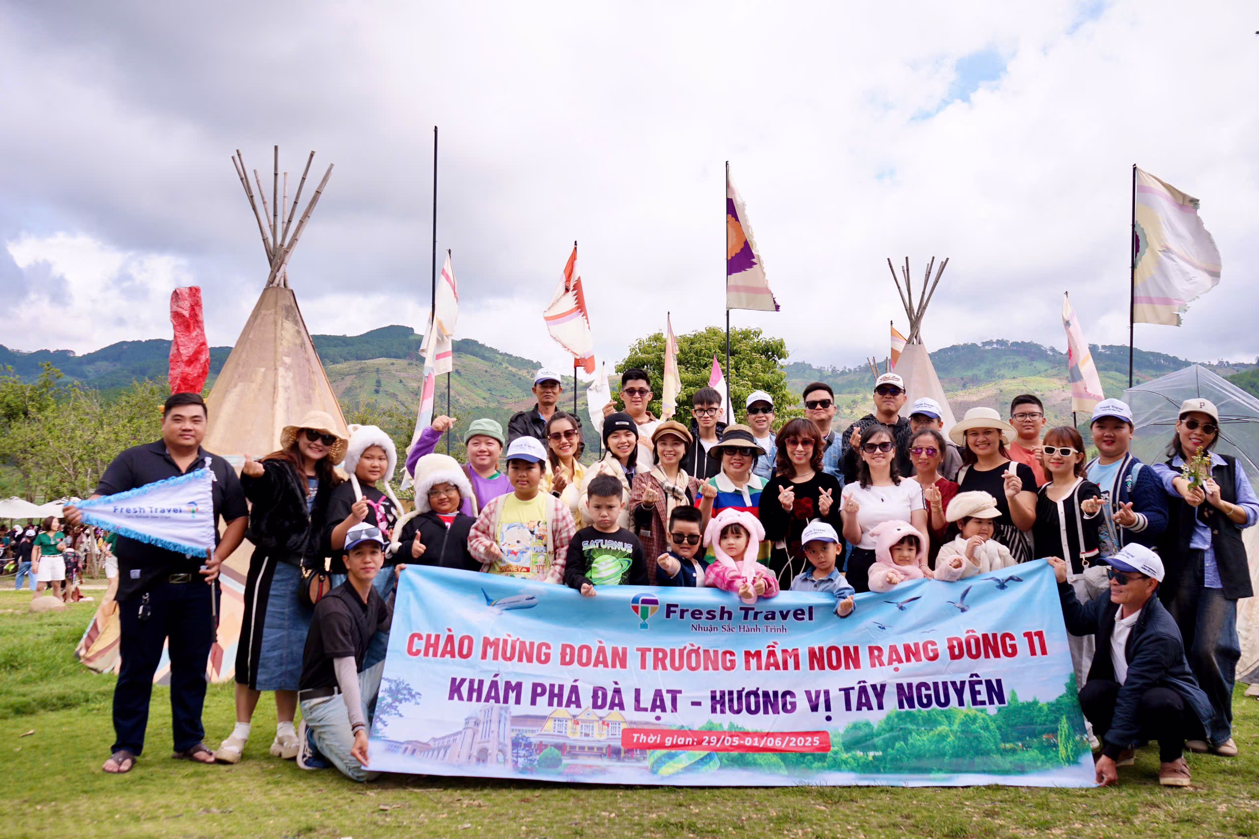 TRƯỜNG MẦM NON RẠNG ĐÔNG 11 - KHÁM PHÁ ĐÀ LẠT - HƯƠNG VỊ TÂY NGUYÊN (29/05/2025 - 01/06/2025) 